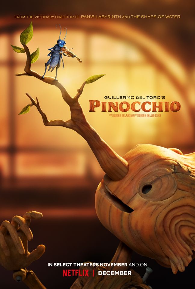 Guillermo del Toro's Pinocchio (2022) พิน็อกคิโอ หุ่นน้อยผจญภัย โดยกีเยร์โม เดล โตโร